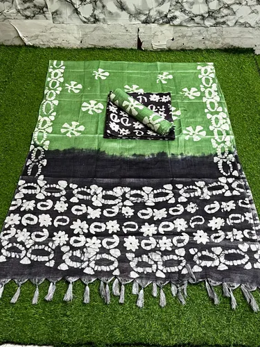 Timeless Dupion Silk Batik Elegance